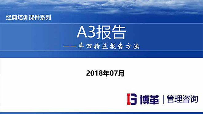 【精美PPT】A3報告實踐培訓精選教材