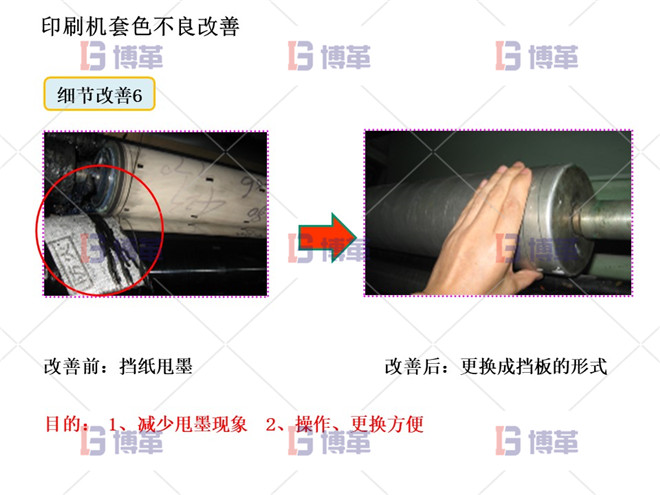 印刷機(jī)套色不良改善案例 細(xì)節(jié)改善6